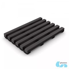 Heronrib Måtte til våde områder Charcoal Grå 1.22 x 10 m