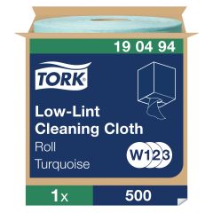 Tork W1/W2/W3 Aftørringsrulle 0.36 x 0.275 x 180 m Blå