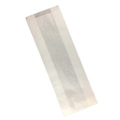 Grovbrødspose hvid 160/80x455mm - 250 stk/pk