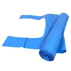 Knudesæk 390/180 x 1610 mm 55 my Blå - 10 rl x 10 stk/krt