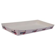 Pap Pølsebakke m/kant FastLine 200 x 90 x 20 mm - 100 stk/pk
