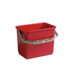 TTS Plastikspand m. Plastikhåndtag 4 L, Rød
