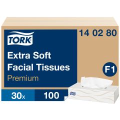 Tork F1 Extra Soft Ansigtsservietter - 30 pk x 100 stk/krt