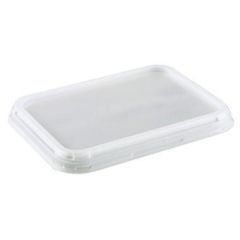 Låg til plastbakke klar PP 192 x 141 x 16 mm - 500 stk