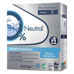 Neutral Professional Hvid Sensitive Vaskepulver - 8.55 kg/pk