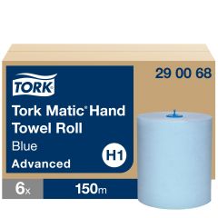 Tork H1 Advanced Håndklæderulle Soft, Blå - 6 Rl/krt