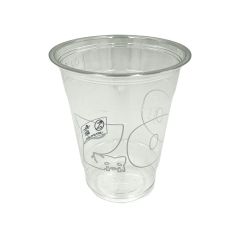 Plastglas Odense Zoo 0.3 L / 12 oz Ø95 mm PET Klar - 1000 stk/krt - UDEN AFGIFTER OG GEBYR