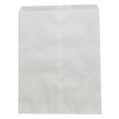 Bagerpose 0.5 kg 160x225+20 mm 40 gr hvid 1000 Stk/krt