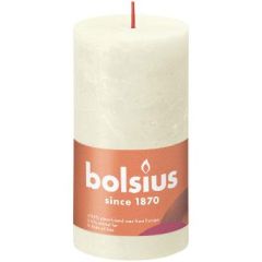 Bloklys 60 timer Ø68 x 130 mm Rustik Elfenben - 4 stk/krt