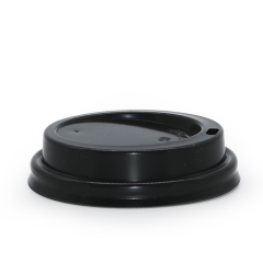 Kaffelåg til Kaffebæger til 12/16 oz bæger Sort - 50 stk/pk