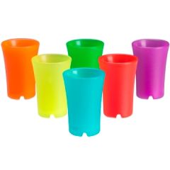 Flergangs Shotsglas 3 cl Frostet farve - 48 stk/pk