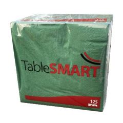 TableSmart Serviet 33 x 33 cm 3-lags Mørkegrøn - 125 stk/pk