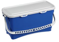 TTS Spand Aflang m. låg 20 L, Blå - 1 stk