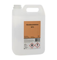 Plum Hånddesinfektion Flydende 85% ethanol med glycerin 5L