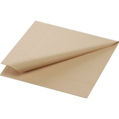 Duni Serviet Natural Brown 24 x 24 cm 2-lag Brun - 300 stk/pk