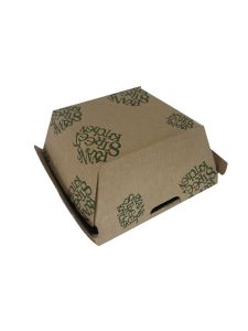 Burgerboks Lille Ryan's 95 x 90 x 92 mm - 50 stk/pk - UDEN AFGIFTER OG GEBYR