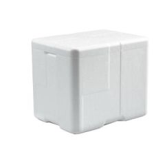 Termokasse 25 L m/låg, EPS Stor coolsafe i Hvid, 1 stk