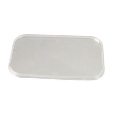 Låg til condibøtte 192 x 129 mm PP Klar - 12 stk/pk