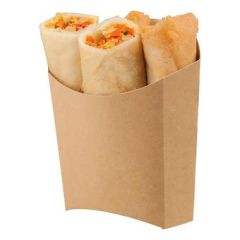 Karton Pommes Frites Æske Brun/Hvid - 1000 stk/krt