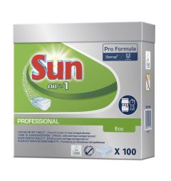 Sun Professional Maskinopvask tabs All in 1 - 5 pk x 100 stk/krt