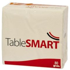 Serviet TableSmart 33x33cm 3-lag hvid - 80 stk