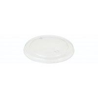 PLA Låg til isbæger Rund Ø96 mm Klar - 50 stk/pk