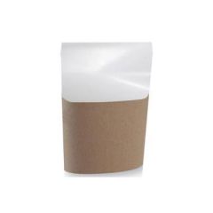 Karton Wrapbæger m. bopp film t/Sandwich Brun - 500 stk/krt