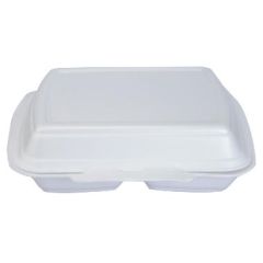 Termobakke 2-rum Hængslet låg XPS HP 4/2 TT - 125 stk/pk