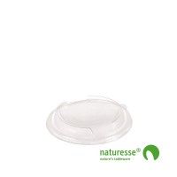 PLA Låg Dome u. hul Ø151 mm Klar - 50 stk/pk