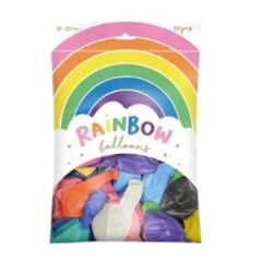 Balloner Pastelfarver mix Ø23 cm - 100 stk/pk