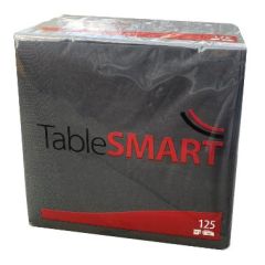 TableSmart Serviet 33 x 33 cm 3-lags Sort - 125 stk/pk