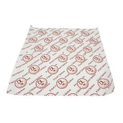 Sandwichpapir DL Fried Chicken 30 x 30 cm PE-coated Hvid - 1000 stk/krt