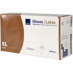 Engangshandske Classic str. XL latex u/pudder - 100 stk/pk