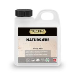 Trip Trap Vaskepleje Natursæbe Ekstra Hvid uden Parfume Hvid - 1 L