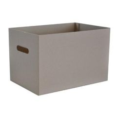 Pap Kasse m. hank Brun 380 x 245 x 245 mm - 20 stk/bnt