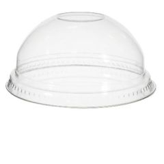 RPET Låg Kuppel u. hul Ø95 x H41 Klar - 50 stk/pk