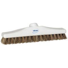 Vikan Gulvskrubbe stiv m. gevind 30 cm Hvid Plast