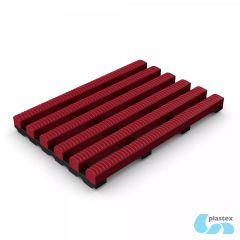 Heronrib Måtte til våde områder Mulberry Rød 1.22 x 10 m