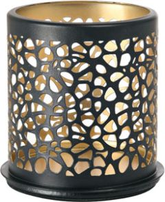 Safari Giraffe lysestage 75 x Ø 75 mm Sort - 8 stk/krt