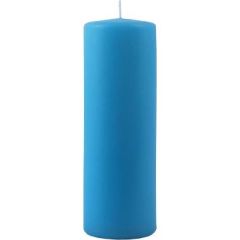Bloklys 60 timer, Ø60 x 180 mm, Turkis - 12 stk/krt