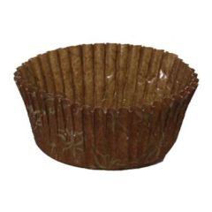 Kagekapsel nr. 9 Ø45 x 22 mm Brun/Guld - 4 pk x 500 stk/krt