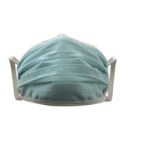 Mundbind Blå 3lags, Vaskbar Str. L/XL, 1 stk