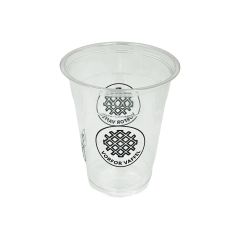Plastglas Vorfor Vaffel 300 ml / 12 oz Ø95 mm PET Klar - 1000 stk/krt - UDEN AFGIFTER OG GEBYR