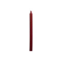Rustiklys 10 timer, Ø22 x 290 mm, Bordeaux - 50 stk/krt