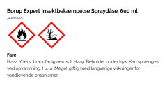 Borup Expert Insektbekæmpelse Spraydåse - 600 ml