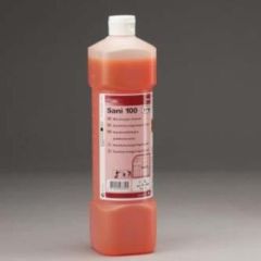 Sanitetsrengøring Sani 100 W1b alkalisk m/parfume rød - 1 L