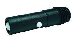 Vikan Adapter fra click til gevind i sort