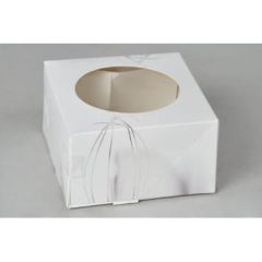 Pap Kageæske m. rude S-Line 120 x 110 x 60 mm - 300 stk/krt