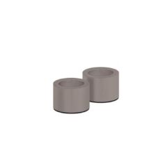 Lyseholder Uyuni Sandstone Metal til Stagelys - 4 pk x 2 stk/krt