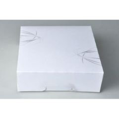 Pap Kageæske u. rude S-Line 250 x 250 x 80 mm - 100 stk/krt